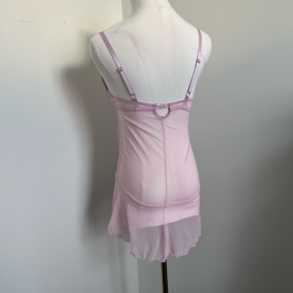 Y2K Lavender Mesh Babydoll Lingerie S/M Fairycore coquette s/m - Picture 6 of 6